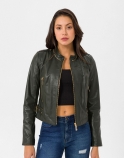 Elena Leather Jacket - image 2 of 6 in carousel